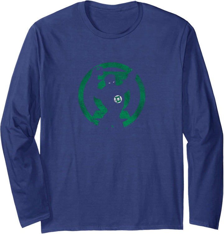 Green Lantern Symbol Knockout Langarmshirt