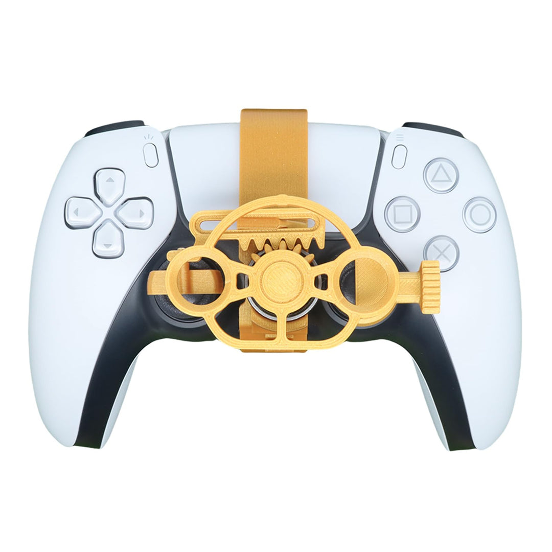 LICHIFIT Mini-Lenkrad für PS5-Rennspiel-Controller, Fahrsimulator, 3D-Druck-Lenkrad für PlayStation
