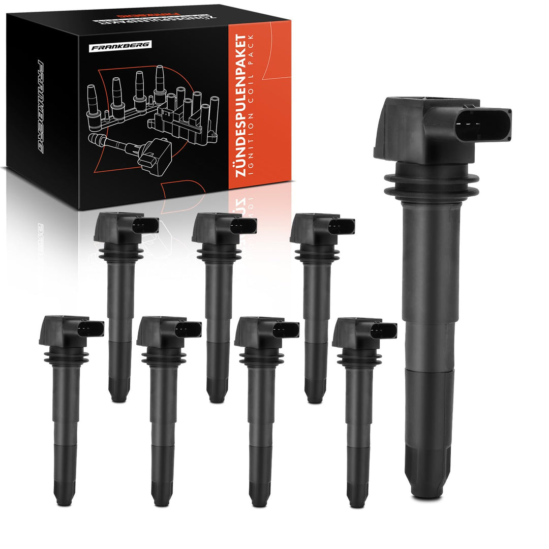 8x Zündspule für Carrera GT 980 5.7L C-a-y-e-n-n-e 9PA 4.5L Benzin 2002-2006 94860210401 Acht, Acht