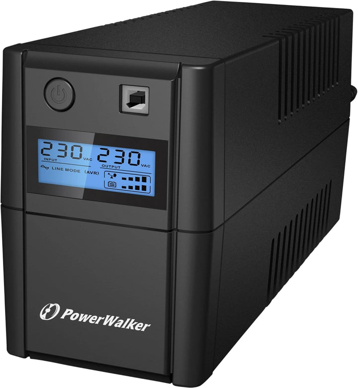 PowerWalker VI 650SE LCD/IEC Unterbrechungsfreie Stromversorgung (UPS) 650 VA 4 AC-Ausgänge Line-Int