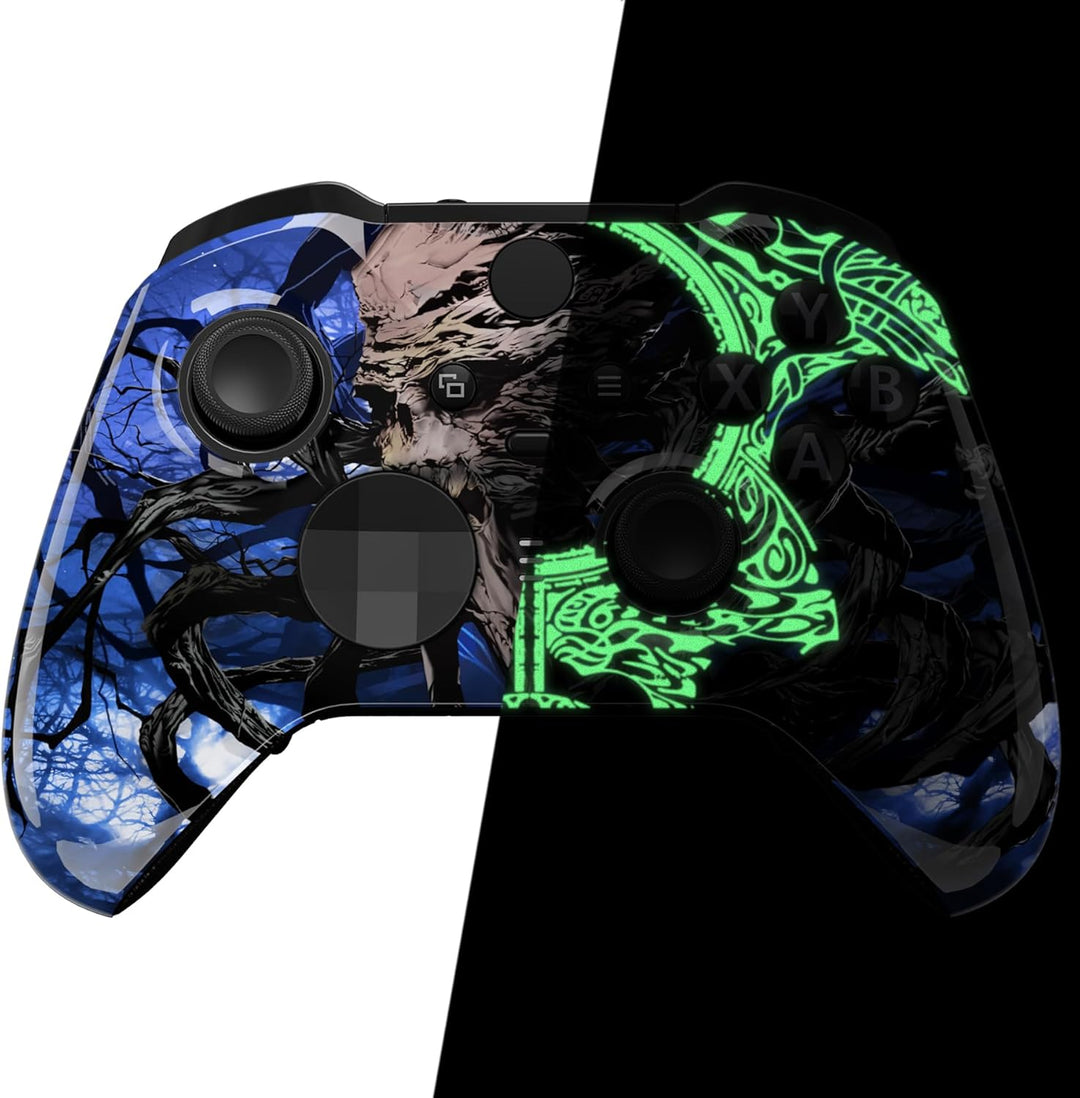 eXtremeRate Front Case für Xbox Elite Series 2/Series 2-Core Controller,DIY-Ersatz Hülle&Thumbstick