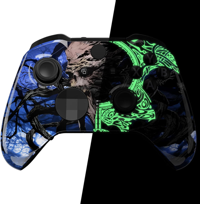 eXtremeRate Front Case für Xbox Elite Series 2/Series 2-Core Controller,DIY-Ersatz Hülle&Thumbstick