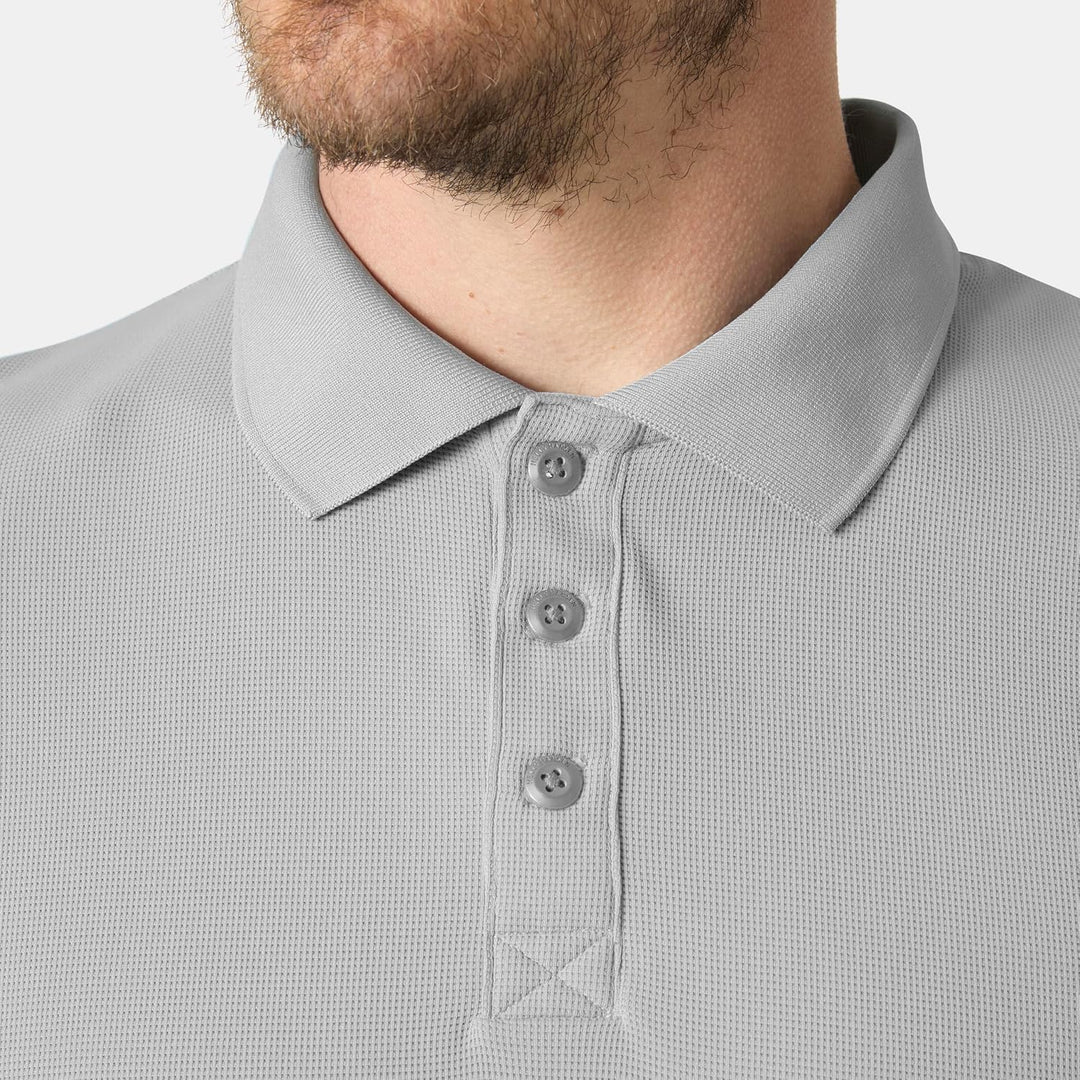 Helly Hansen Herren Crewline Langarm Poloshirt S 853 Grey Fog, S 853 Grey Fog