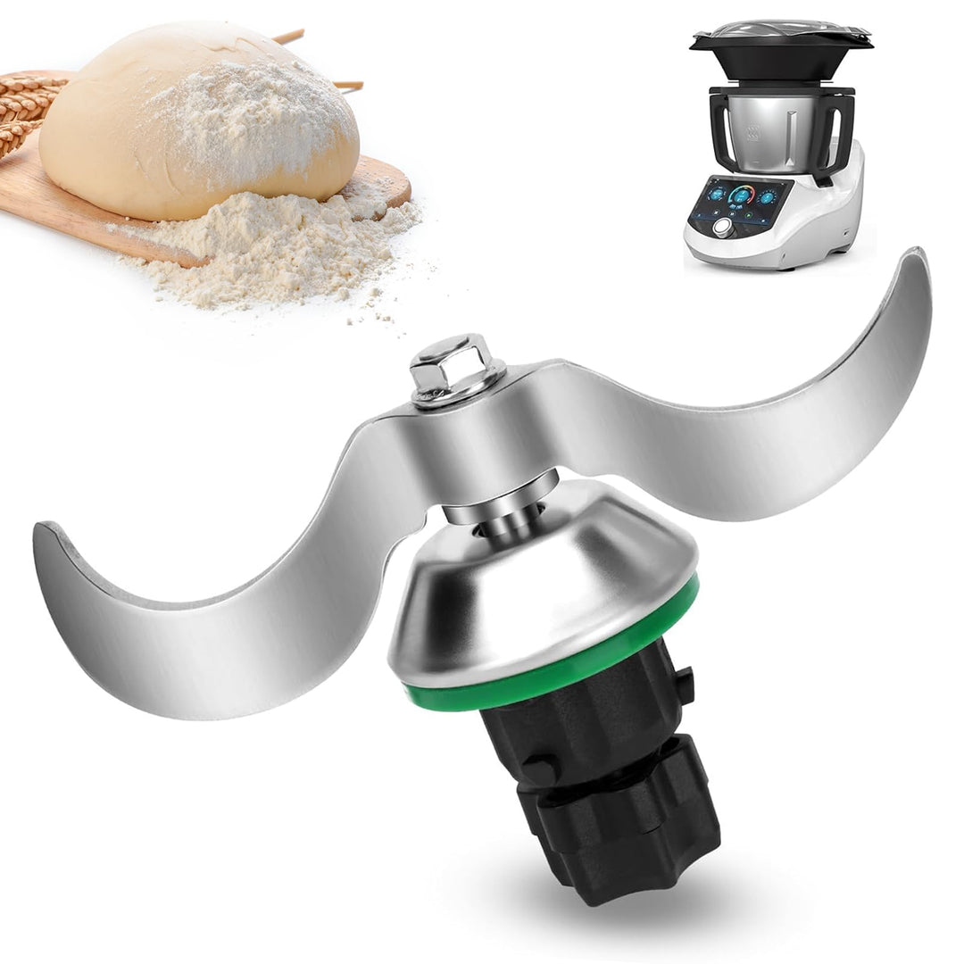 Teigmesser für Thermomix TM5 TM6, Edelstahl Teigmischmesser Messer, Mixmesser Ersatz Zubehör für Vor