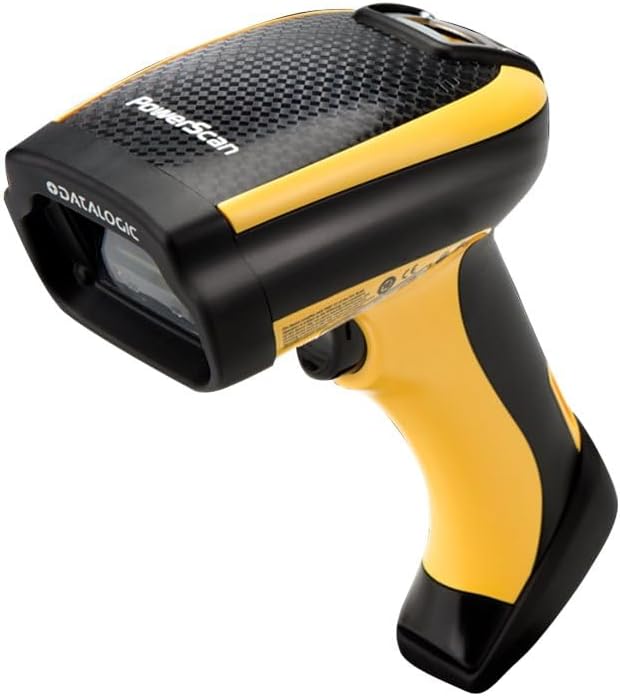 Datalogic PowerScan PD9130 Barcode-Leser, tragbar, 1D, LED, Schwarz, Gelb