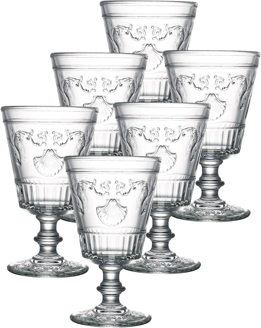 La Rochère Versailles Transparent 6 Stück(e) 400 ml - Wassergläser (Transparent, Glas, 6 Stück(e), V