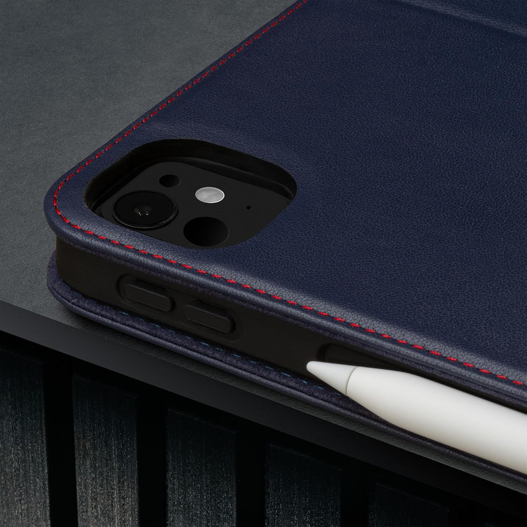 TORRO Lederhülle kompatibel mit iPad Pro 11" M5 / M4 - Echtleder iPad Pro 11 2025/2024 Hülle mit Sta