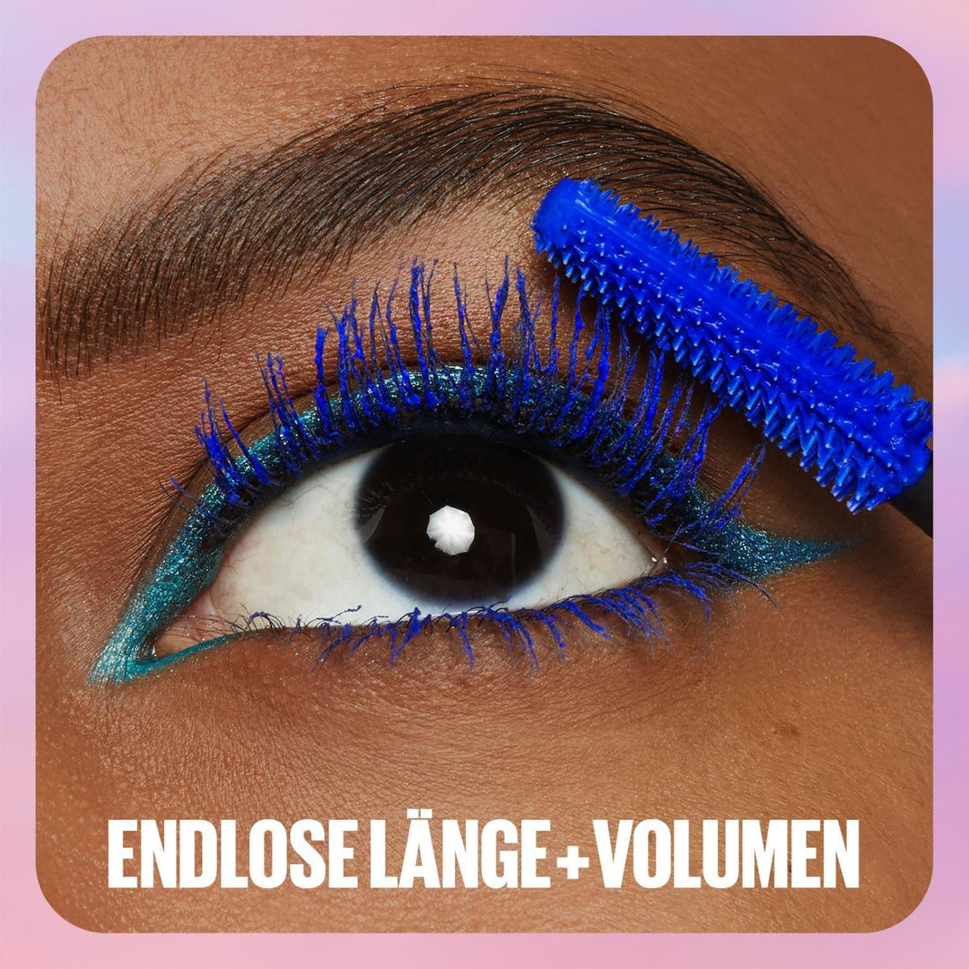 Maybelline New York Lash Sensational Sky High Mascara in Schwarz, Blau und Burgundy für lange Wimper