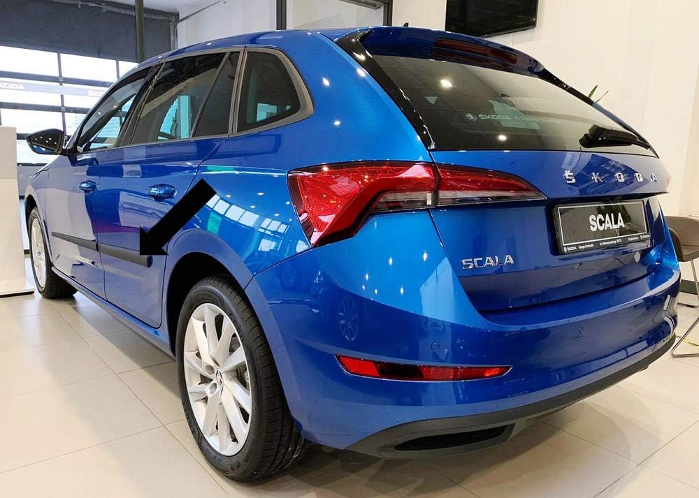 Spangenberg Seitenschutzleisten schwarz passend für Skoda Scala ab Baujahr 05.2019- F14 (3700014)