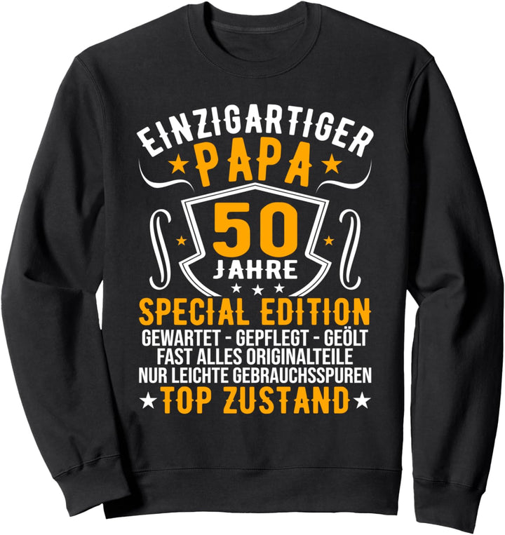 50 Geburtstag Mann 50er Papa 50 Jahre Vater Männer Sweatshirt