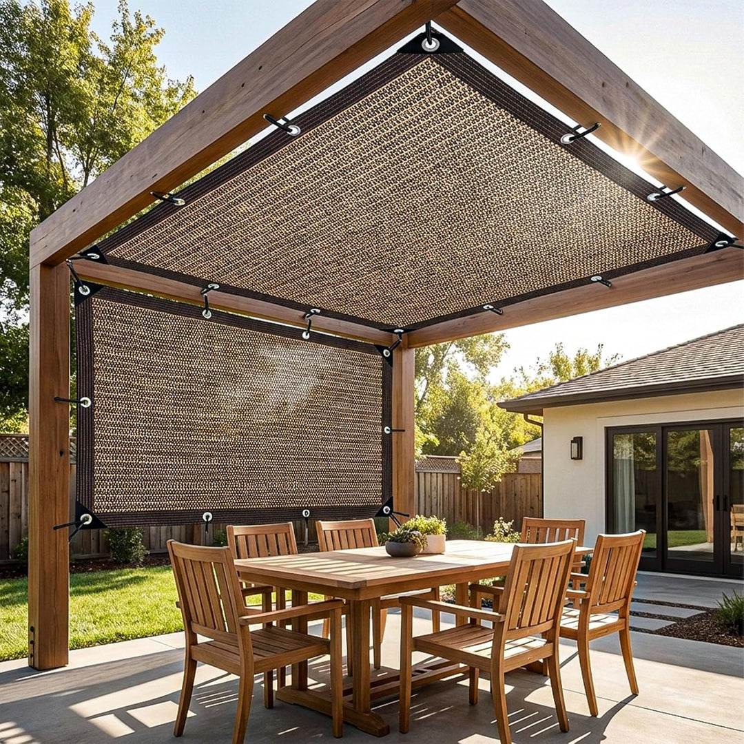 Schattiernetz gewächshaus - mit öSen80% Sonnenschutz Markise Stoff Garten Terrasse Uv Schutz für Pfl