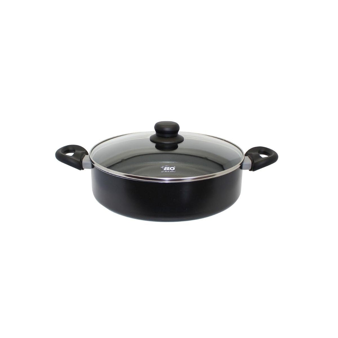ELO 4382826 Schmorpfanne mit Deckel, Schmorpfanne mit Deckel, Schmorpfanne 28 cm, Induktion, Schmorp