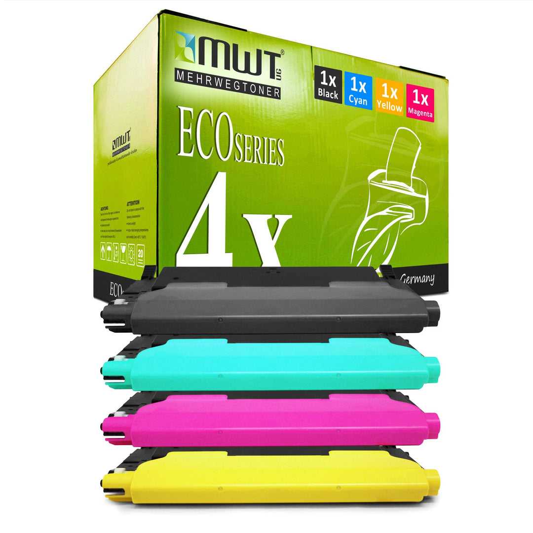 4X MWT Toner kompatibel für Samsung Xpress C 430 480 FW W FN ersetzt CLT-P404C CLT-404