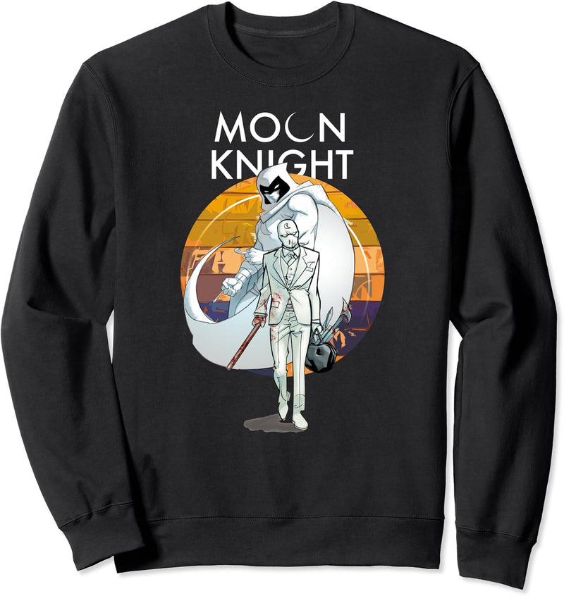 Marvel Moon Knight Marc Spector Comic Book Sweatshirt