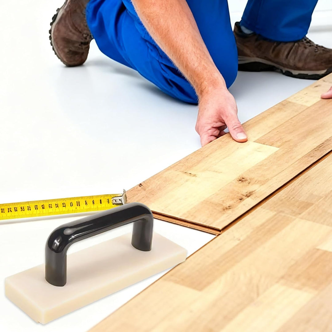 300mm Schlagklotz Vinylboden mit Griff, Schlagholz Laminat, Laminatboden Klicksystem, Schlagklotz Vi