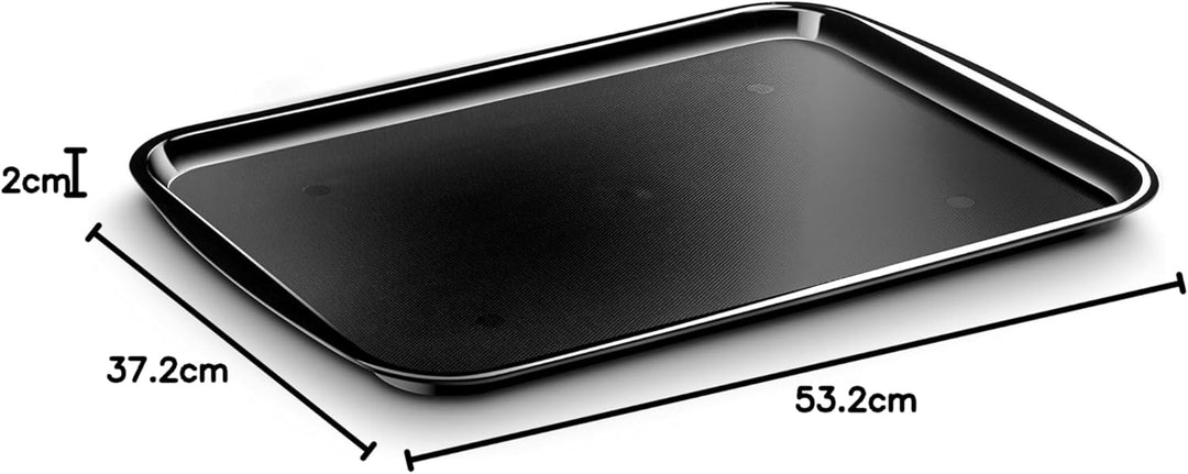 CEP Serviertablett rechteckig, 92350 Schwarz