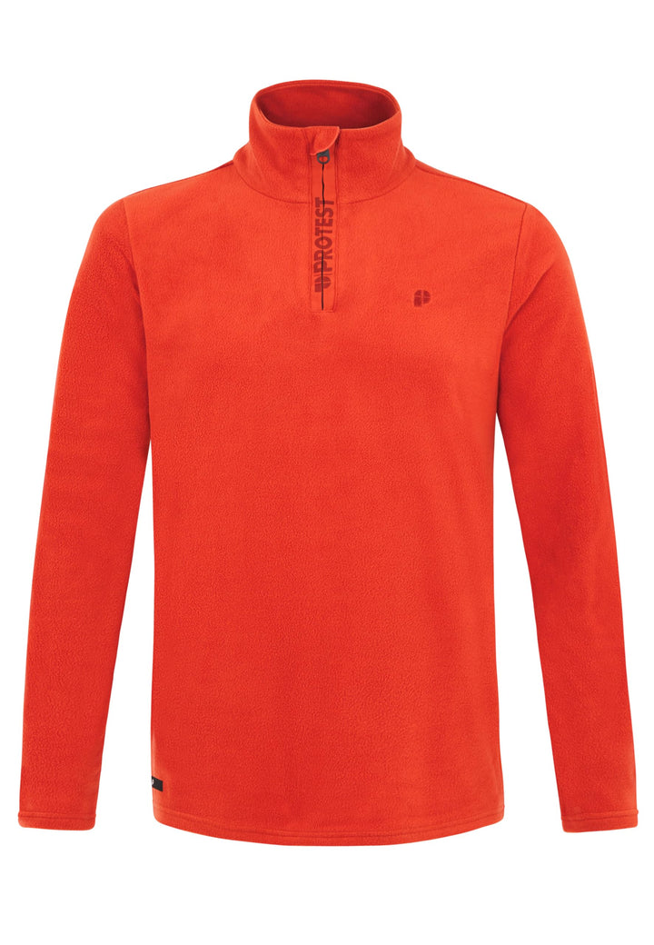 Protest Herren 1/4-reissverschluss PERFECTO S Burnt Orange, S Burnt Orange