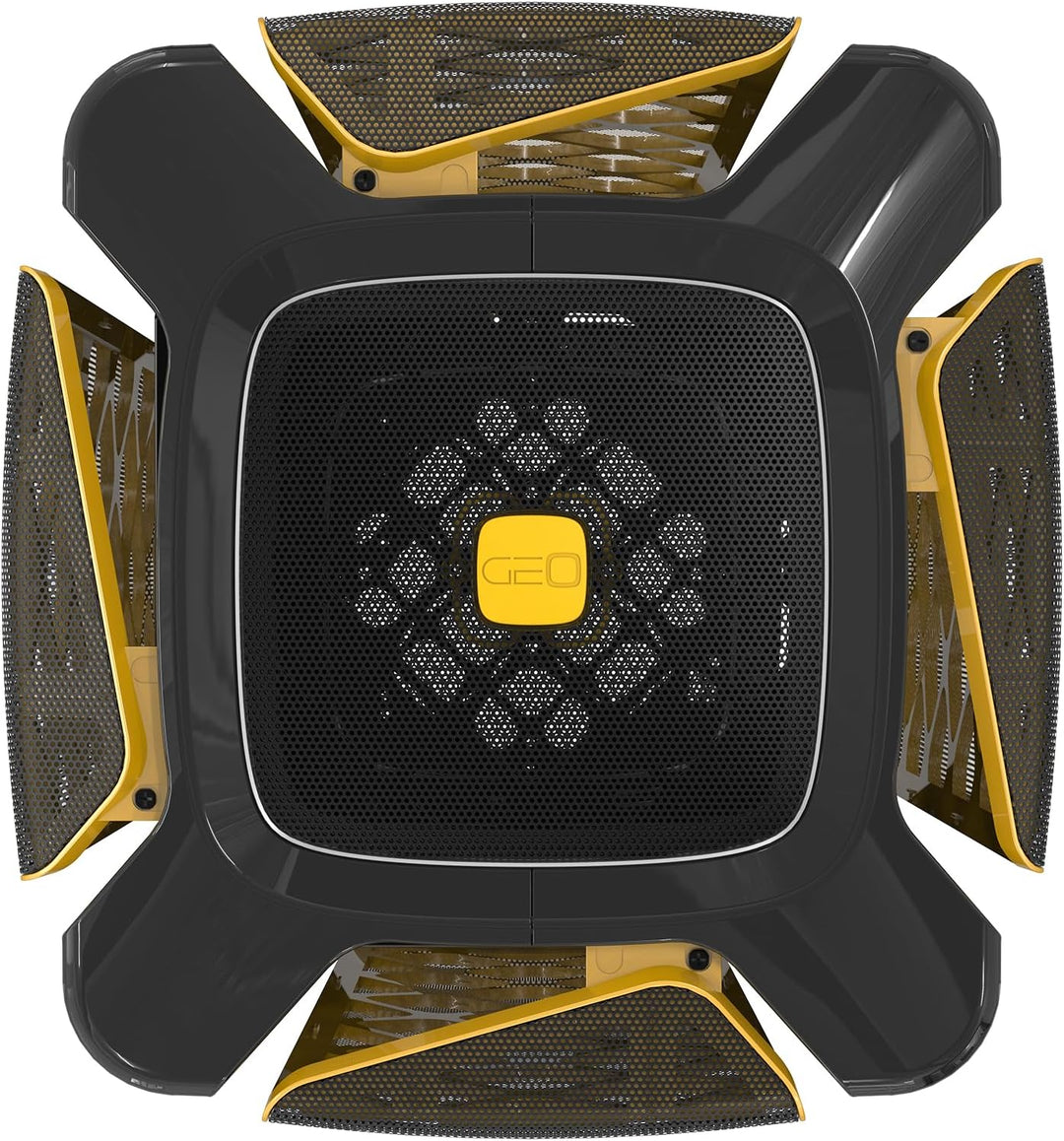 Geometric Future M2 The ARK Mesh Schwarzer offener Rahmen mit hohem Luftstrom, mATX/Mini-ITX-Gaming-