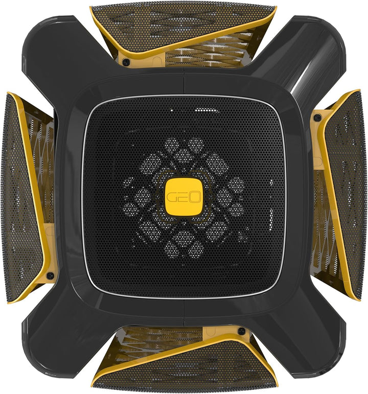 Geometric Future M2 The ARK Mesh Schwarzer offener Rahmen mit hohem Luftstrom, mATX/Mini-ITX-Gaming-