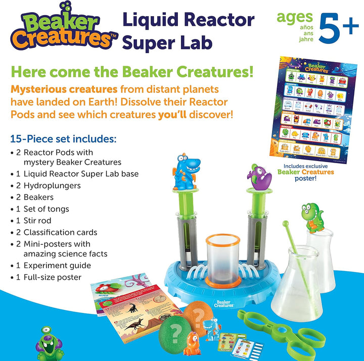 Learning Resources Beaker Creatures Superlabor mit Flüssigreaktor