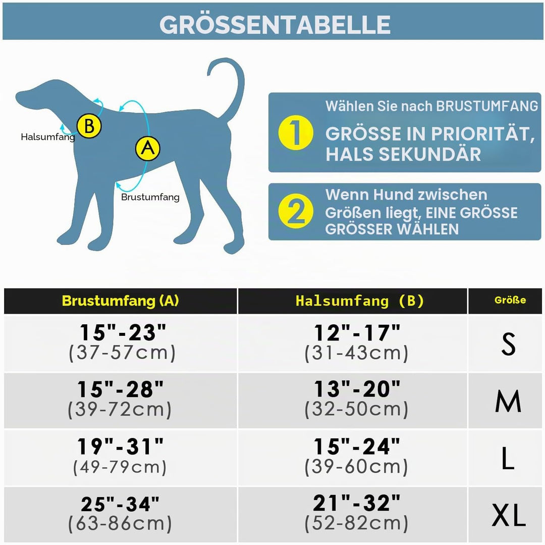 ThinkPet Anti Zug Hundegeschirr, Hundegeschirr mit Griff Leicht zu Kontrollierendem Hundegeschirr Ve