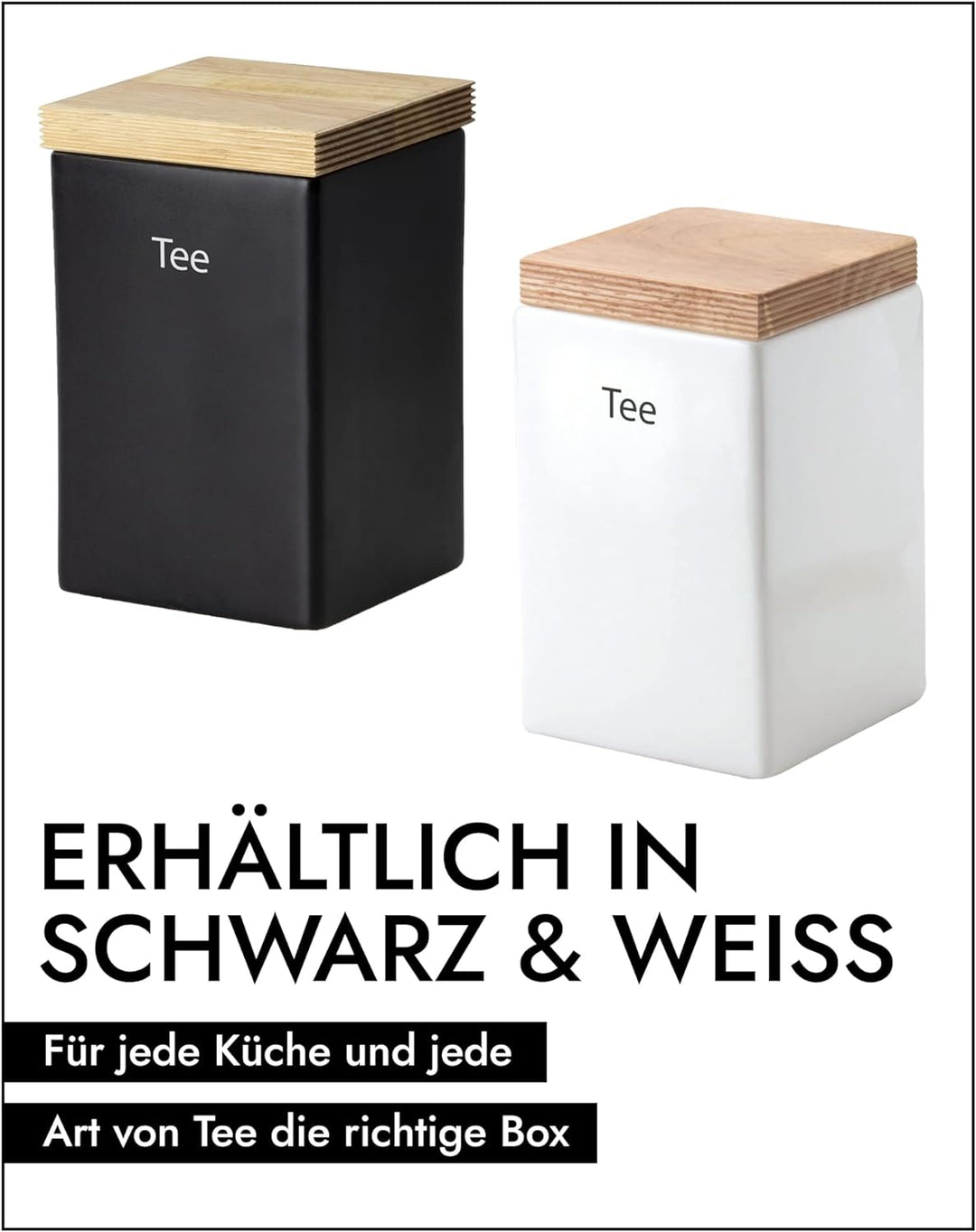 CONTINENTA Keramik Vorratsdose | Ideal Für Vorräte & Mit Luftdichtem Verschluss | Handmade In Portug