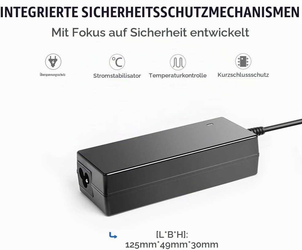 KFD 48V Netzteil DC Ladegerät für UniFi Switch 8 Ubiquiti US-8-60W PoE Injector Port Netgear 48Volt