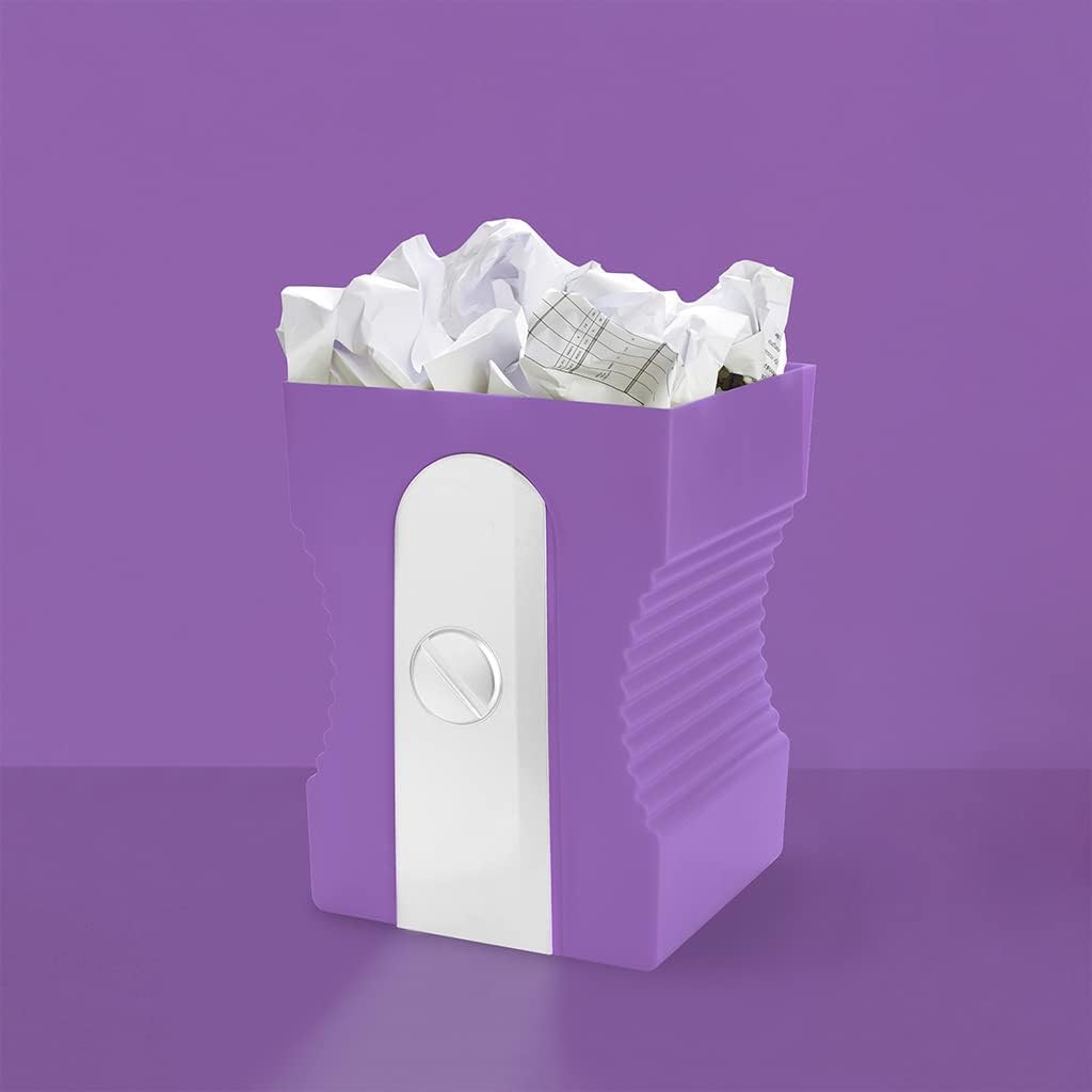 balvi Papierkorb Sharpener Farbe Mauve Originell und lustig In Form eines Bleistiftspitzers Kunststo
