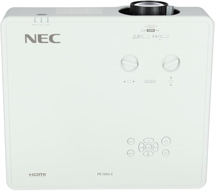 NEC PE506UL Laserprojektor FullHD (FullHD 1920x1200 Pixel, HDMI, USB, LAN, 5200 AnsiLumen) Weiss