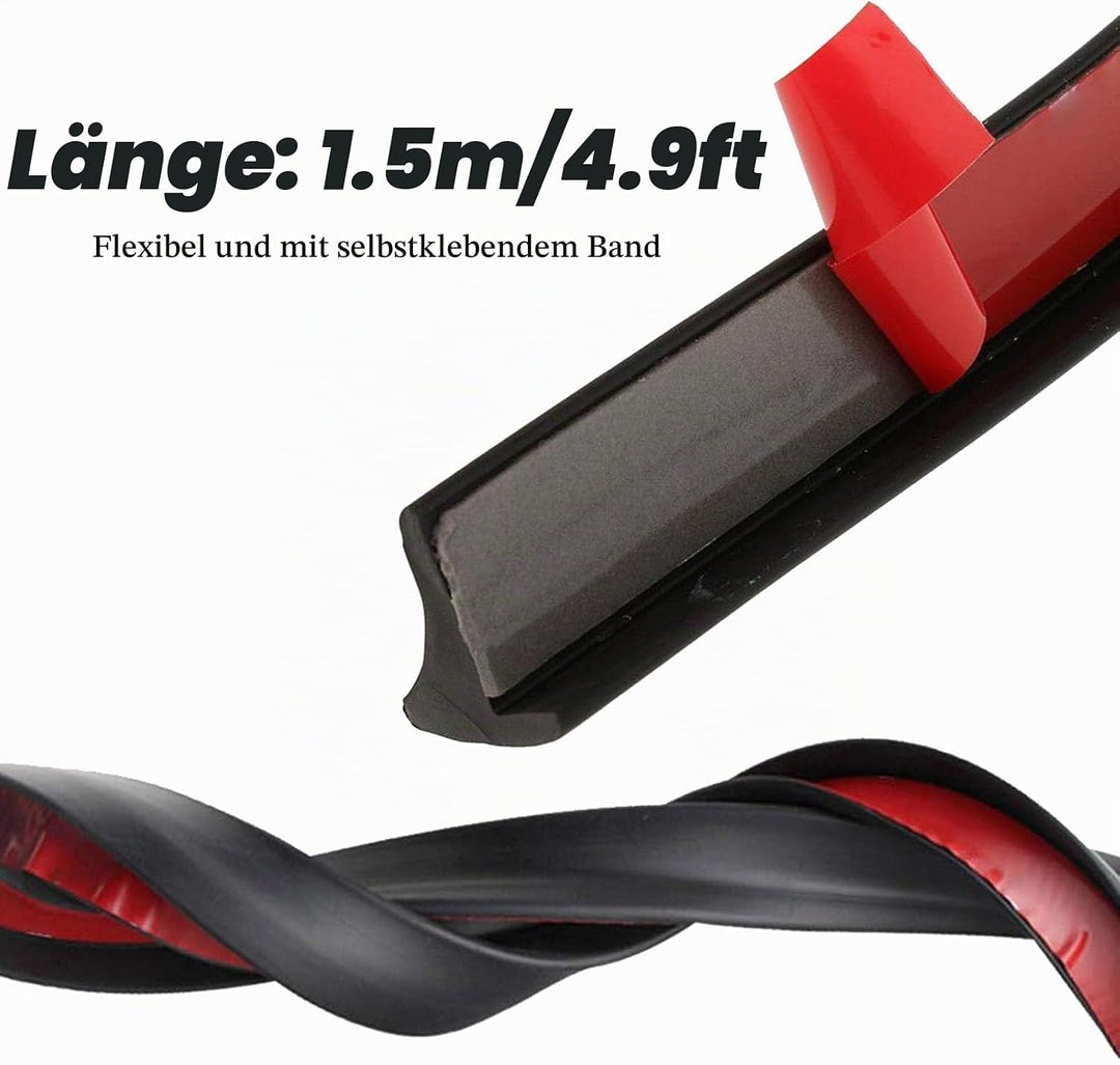 1,5m Universal Mudguards Auto Rad Fender Verlängerung Formung Flares Auto Reifen Augenbrauen Trim St