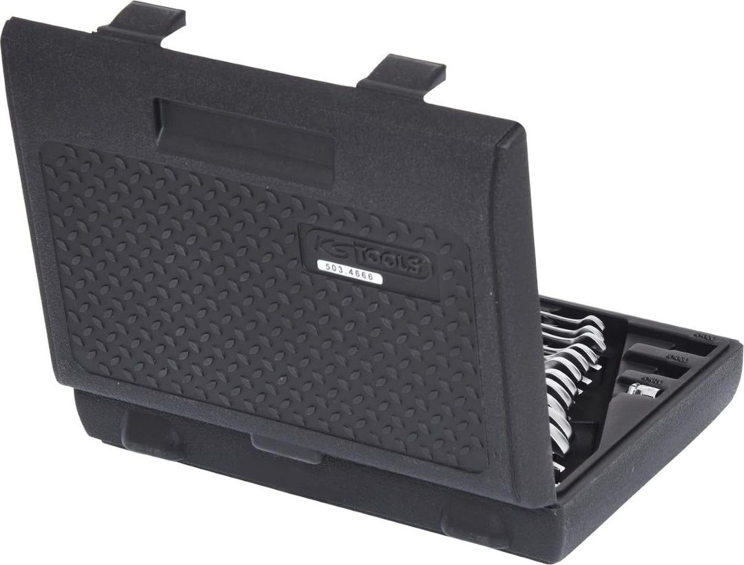 KS Tools 503.4666 GEARplus Ratschenringmaulschlüssel-Satz, umschaltbar,16-tlg Single, Single