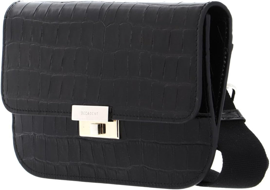 DECADENT Tara Belt Bag Croco Black