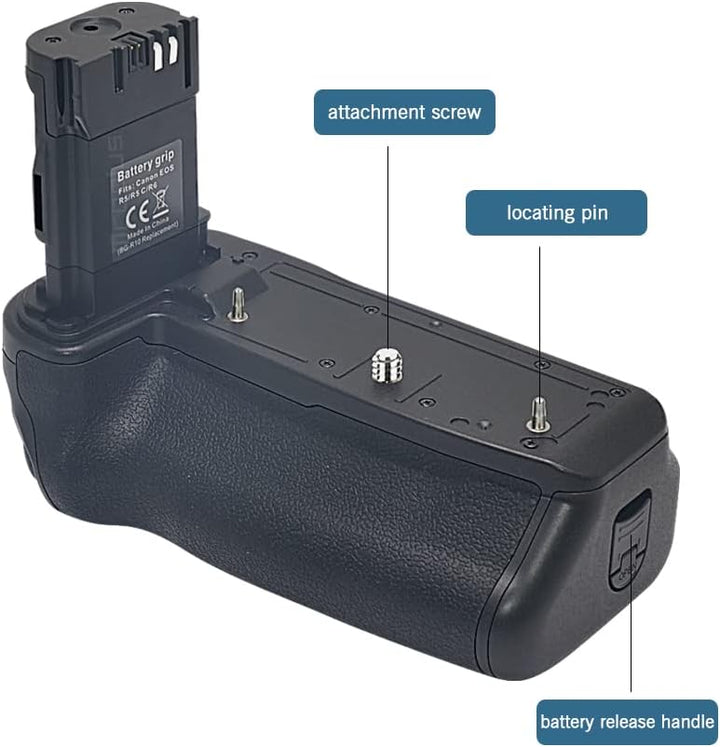Mcoplus Bg-R10 batteriegriff Batterie-Handgriff für Canon EOS R5/R6/R5C/R6 Mark II Kamera, mit LP-E6