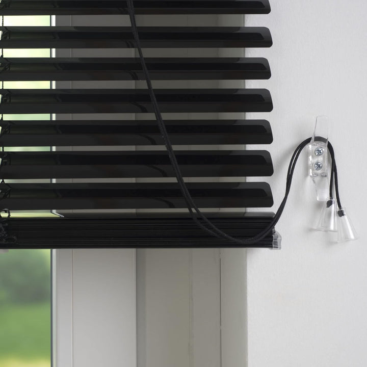 Liedeco | Aluminium-Jalousie | schwarz B180cm x H160cm, Schwarz