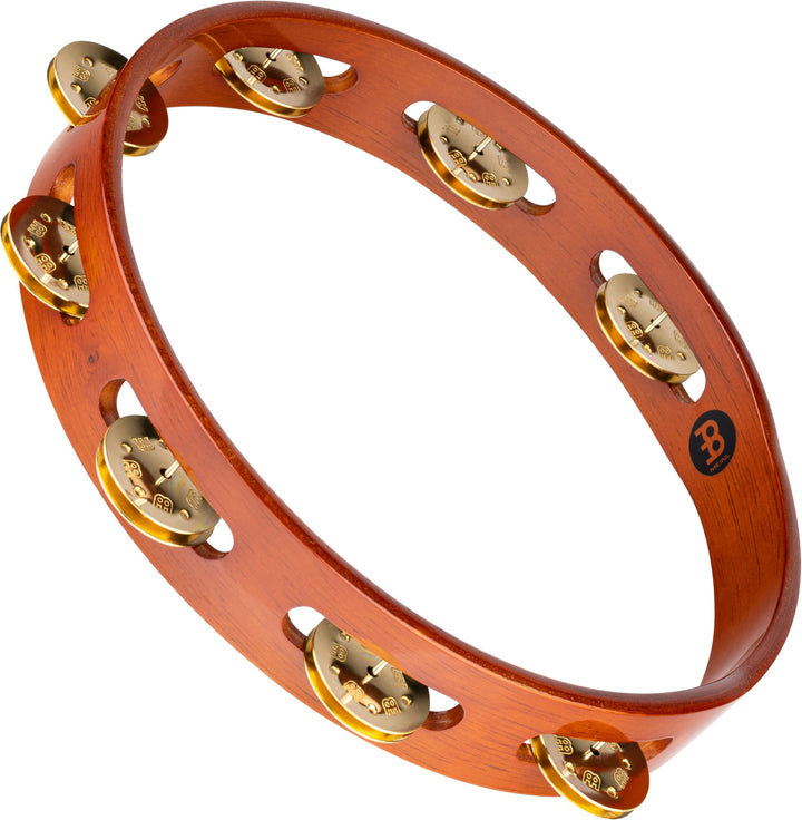 Meinl Percussion TA1B-AB Holztamburin mit Messingschellen (1-reihig), 25,40 cm (10 Zoll) Durchmesser