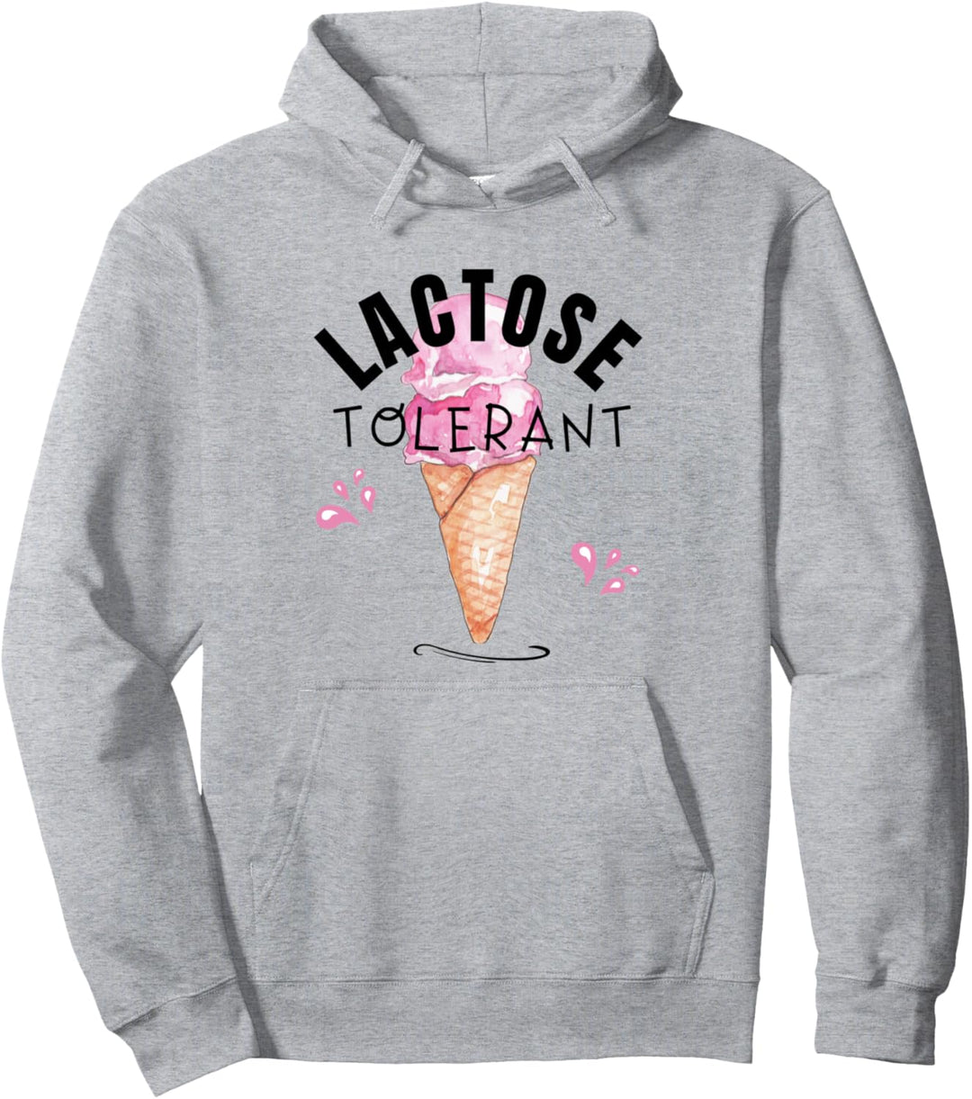 LACTOSE TOLERANT - Ich toleriere Laktose Milch und Molkerei Pullover Hoodie