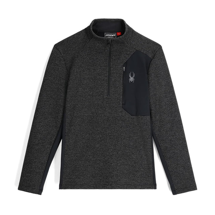 Spyder Herren Bandit 1/2 Zip Fleecejacke S Grau - Limestone, S Grau - Limestone