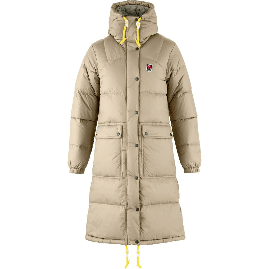 Fjällräven Damen Expedition Long Down Parka Daunenparka (1er Pack) XXS Fossil, XXS Fossil