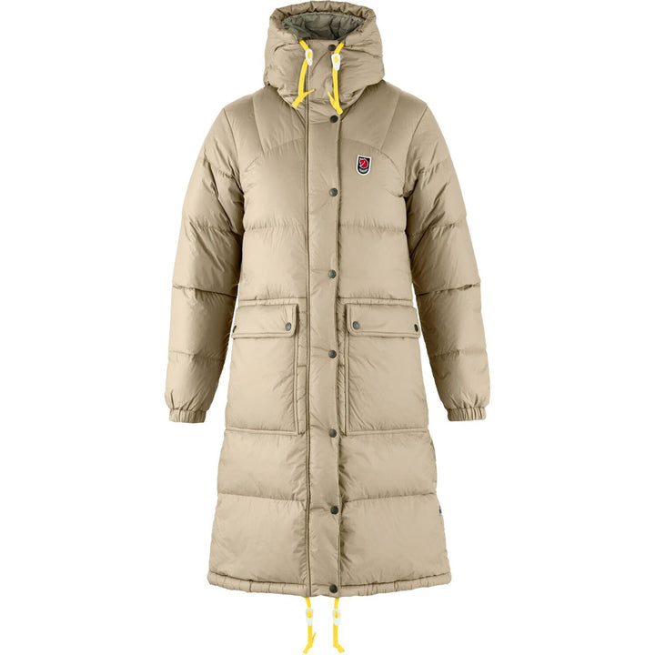 Fjällräven Damen Expedition Long Down Parka Daunenparka (1er Pack) XXS Fossil, XXS Fossil