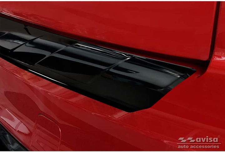 Avisa Spiegelschwarz Edelstahl Heckstossstangenschutz kompatibel mit Ford Kuga III ST-Line/Hybrid/Vi