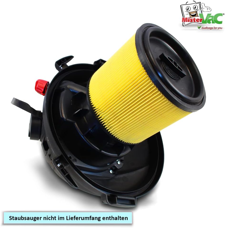 MisterVac Lamellenfilter Ersatzfilter kompatibel mit Shop Vac Pump Vac 30 Nass-/Trockensauger 587082