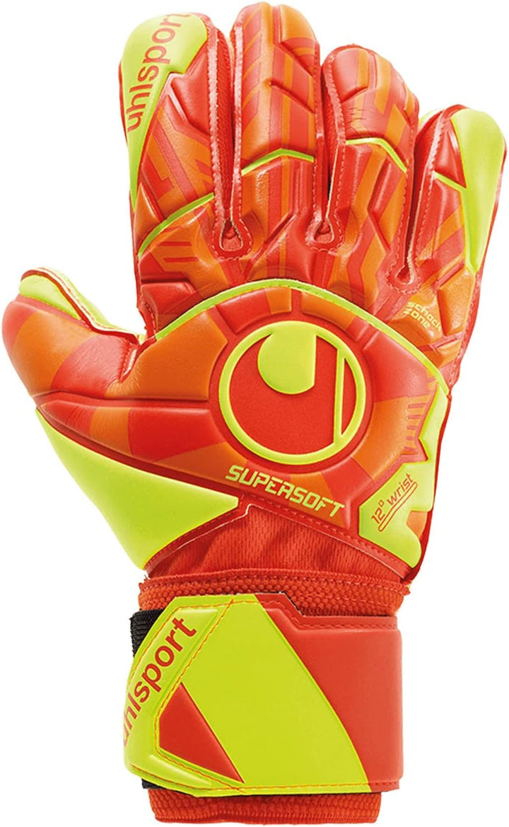 uhlsport Herren Dynamic Impulse Supersoft Handschuhe 10.5 dynamic orange/fluo gelb/, 10.5 dynamic or
