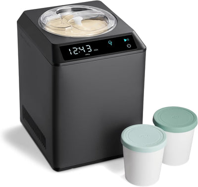 SPRINGLANE Eismaschine & Joghurtbereiter Erika 2,5 L mit selbstkühlendem Kompressor 250 W, Eiscremem