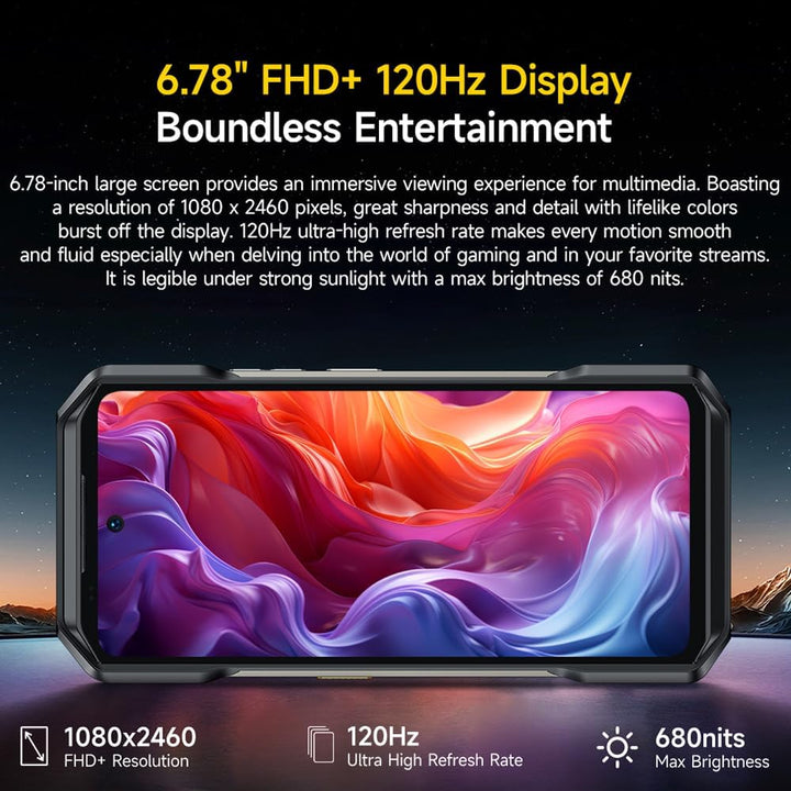 Ulefone Armor 27T Pro Outdoor Handy 5G Smartphone Wärmebildkamera, Dimensity 6300 24GB+256GB, 64MP+5