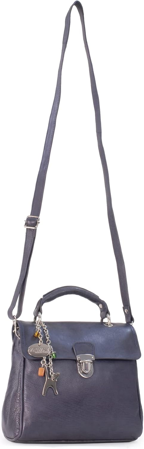 Catwalk Collection Handbags - Damen Leder Umhängetasche - Crossbody Bag/Handtasche Mittelgross - Ver