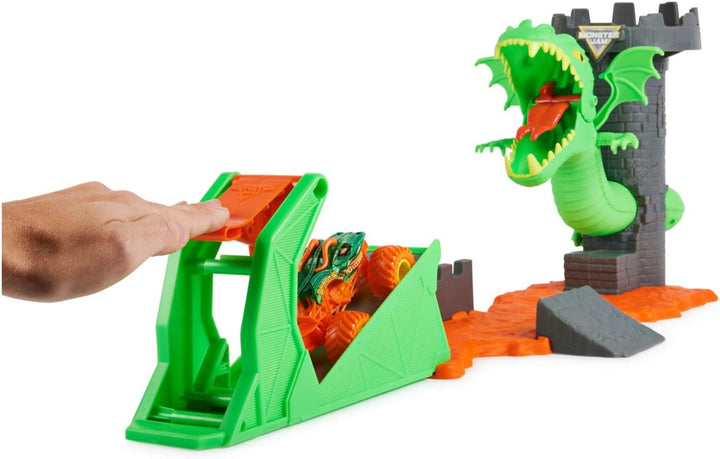 Monster Jam 6063919 1to64VhclDuelngDragonOC Einzelbett, Einzelbett