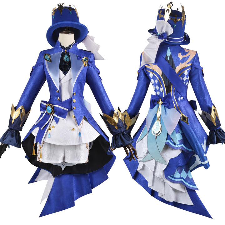 OSIAS Genshin Impact Cosplay Kostüm, verbesserte Version mit hochwertigen Stoffen, Accessoires und P