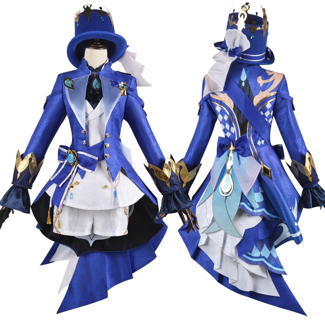 OSIAS Genshin Impact Cosplay Kostüm, verbesserte Version mit hochwertigen Stoffen, Accessoires und P