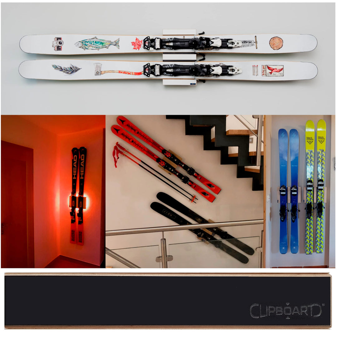 Clipboart® Standard Wandhalterung - Halterung - Ski - Tourenski - Carvingski - Powderski - Alpinski