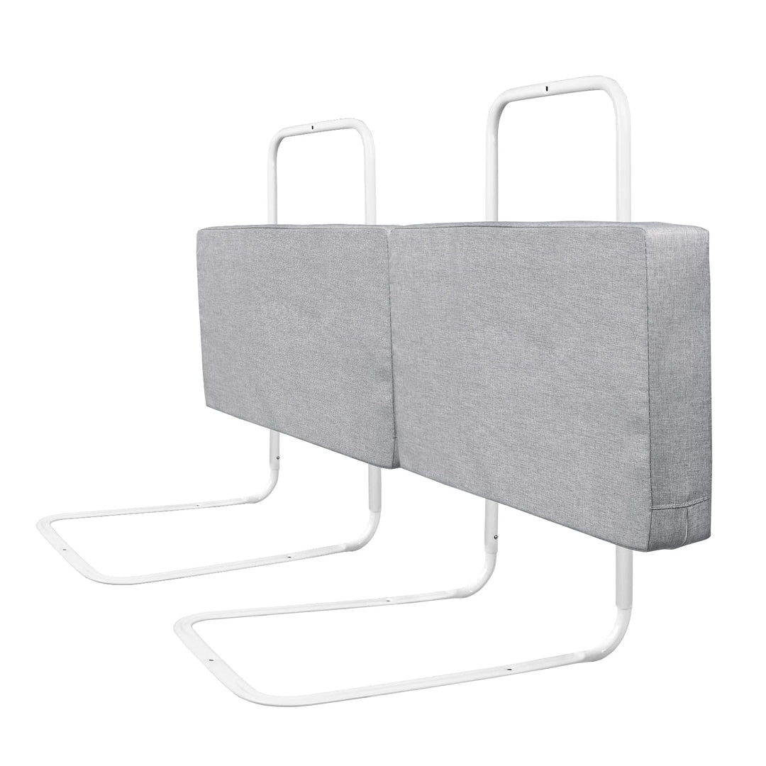 YRHome 2er Bettschutzgitter Bettgitter für Kinder,60cm 5-Loch Höhenverstellbar,Rausfallschutz,Abstur